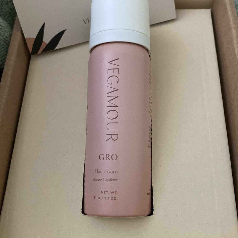 Best selling Vegamour hair foam to regrow and improve thinning hair.